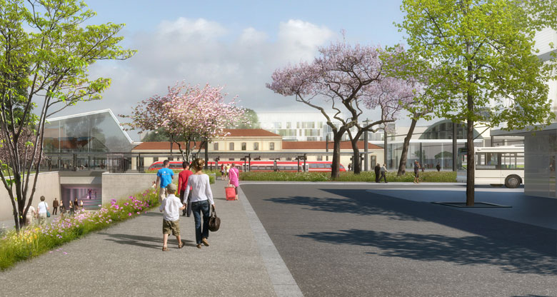 nouvelle gare d'Annemasse