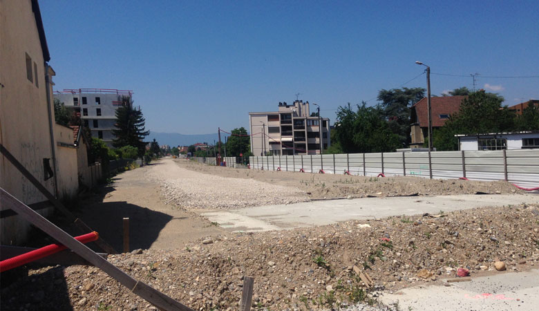 travaux voie verte ambilly