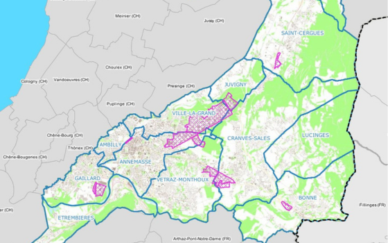 Liste des ZAE du territoire 